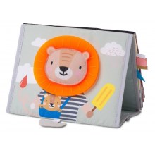 Taf Toys - Livro têxtil para crianças com espelho savana