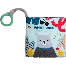 Taf Toys - Livro têxtil para crianças urso