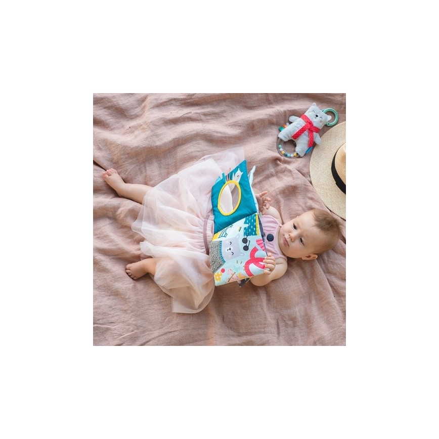 Taf Toys - Livro têxtil para crianças urso