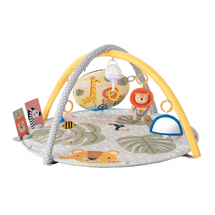 Taf Toys - Tapete de brincadeira para criança com um trapézio savana 2xAAA