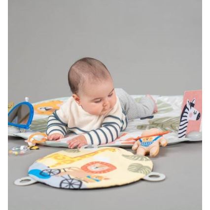 Taf Toys - Tapete de brincadeira para criança com um trapézio savana 2xAAA