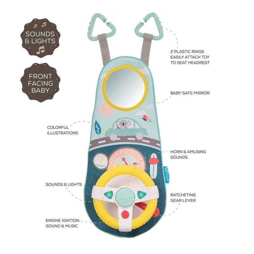 Taf Toys - Volante suspenso para carro coala 2xAA