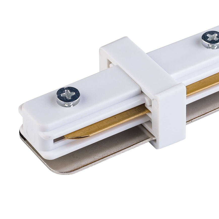 Tampa de proteção para sistema de carris monofásico TRACER direito branco