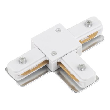 Tampa de proteção para sistema de carris monofásico TRACER T-conector branco