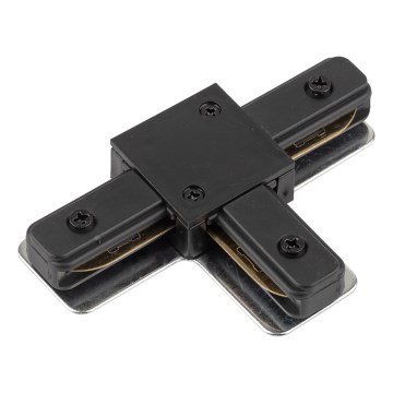 Tampa de proteção para sistema de carris monofásico TRACER T-conector preto