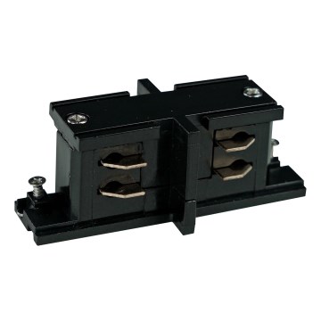 Tampa de proteção para sistema de carris trifásico TRACER direito preto