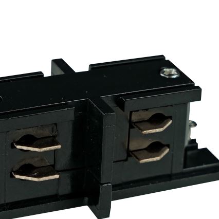 Tampa de proteção para sistema de carris trifásico TRACER direito preto