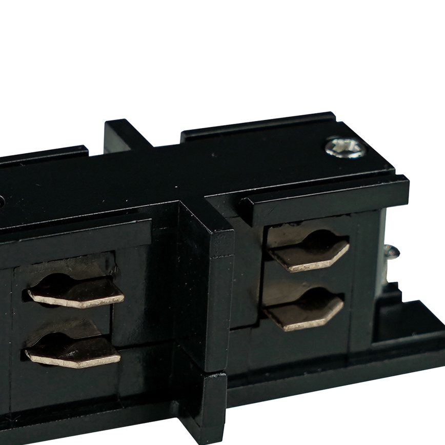 Tampa de proteção para sistema de carris trifásico TRACER direito preto