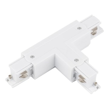Tampa de proteção para sistema de carris trifásico TRACER T-conector branco