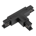 Tampa de proteção para sistema de carris trifásico TRACER T-conector preto