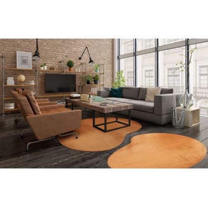 Tapete antiderrapante LOREN 120x170 cm laranja