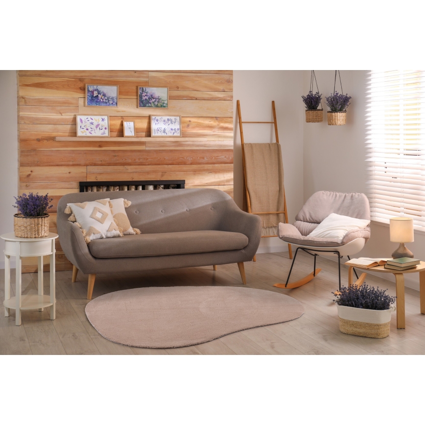 Tapete antiderrapante LOREN 160x230 cm bege