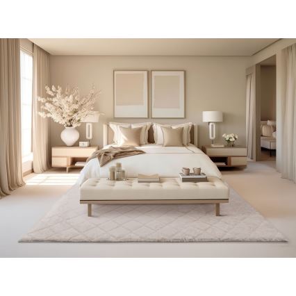 Tapete antiderrapante MODENA NEW 120x160 cm creme