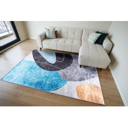 Tapete antiderrapante PRINT SHINE 120x170 cm multicolorido