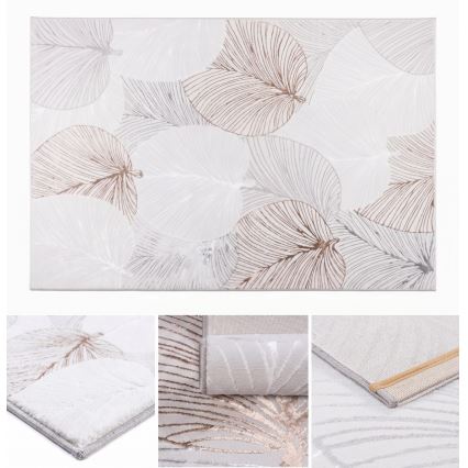Tapete CREATION 160x230 cm 1950 g/m2 cinzento/bege/branco
