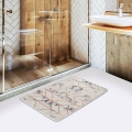 Tapete de banheiro MOREA 40x60 cm bege