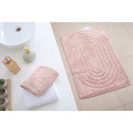 Tapete de banho CARMEN 50 x 80 cm, rosa