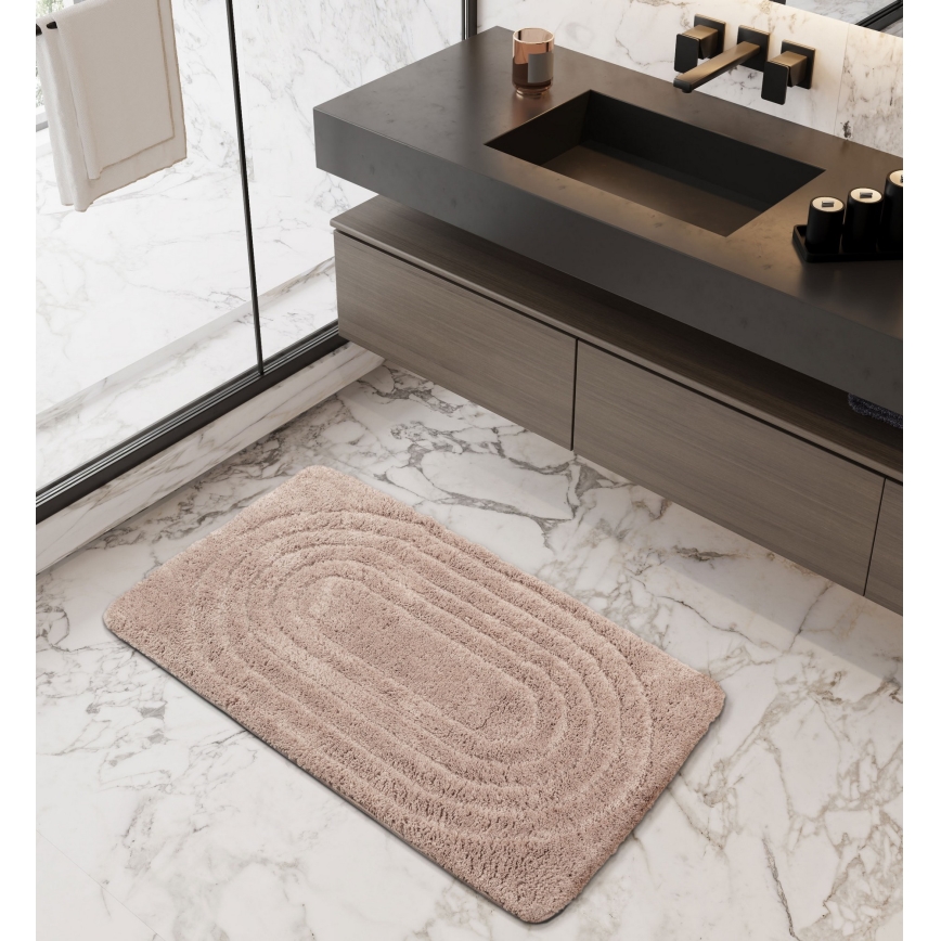 Tapete de banho CARMEN 50x80 cm bege