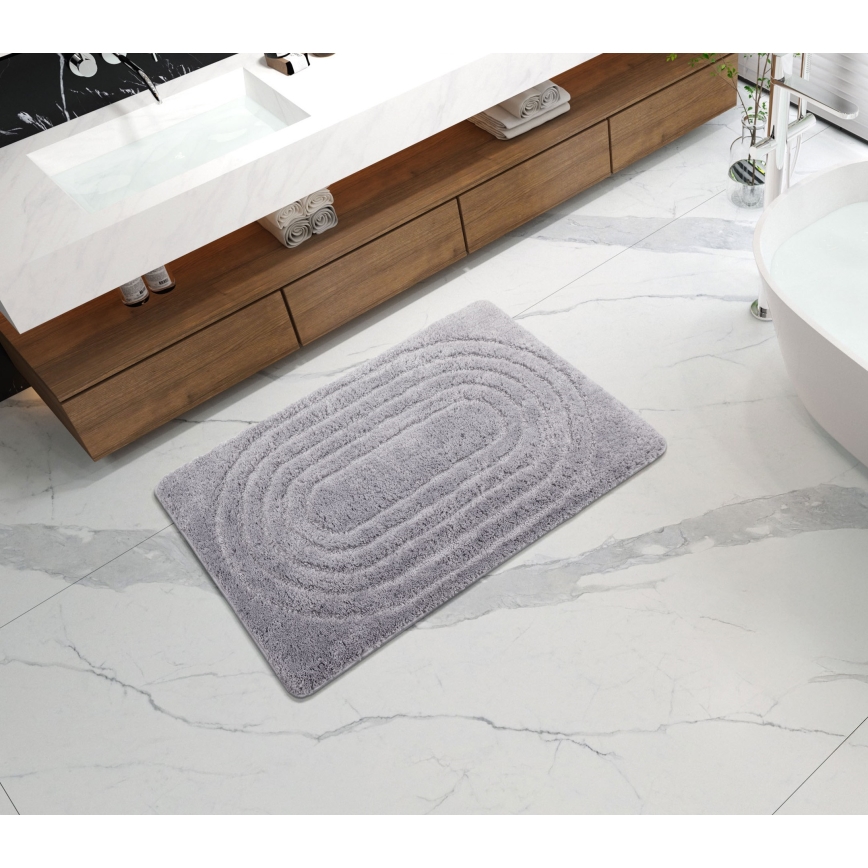 Tapete de banho CARMEN 50x80 cm cinzento