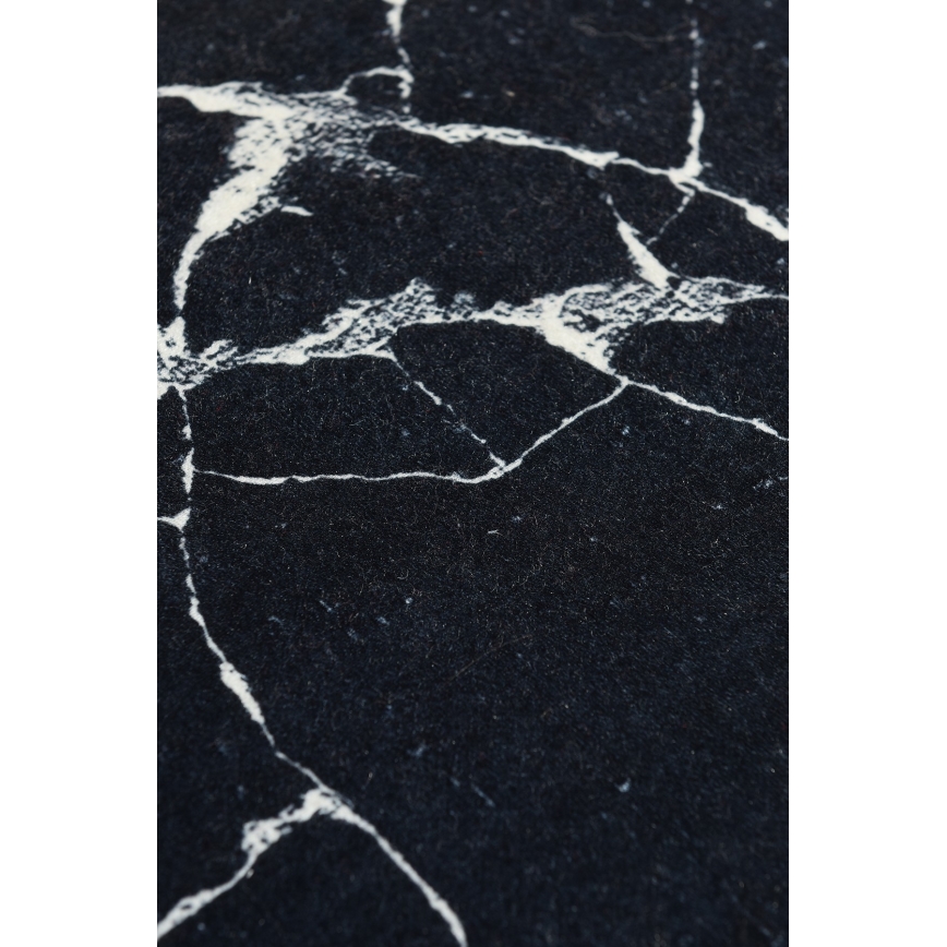 Tapete de banheiro MARBLE 40x60 cm preto