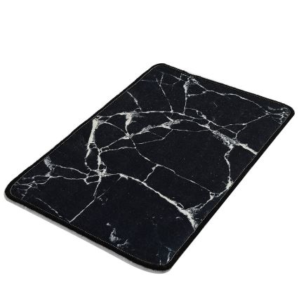 Tapete de banheiro MARBLE 40x60 cm preto