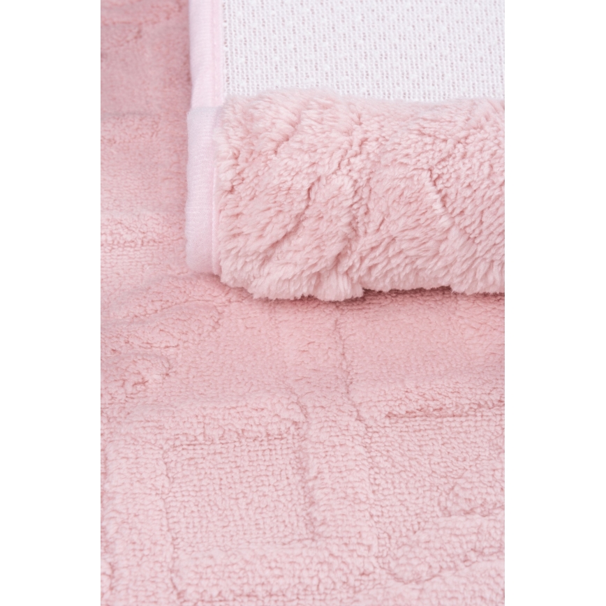 Tapete de banho NEW STYLE 3D 60x90 cm rosa