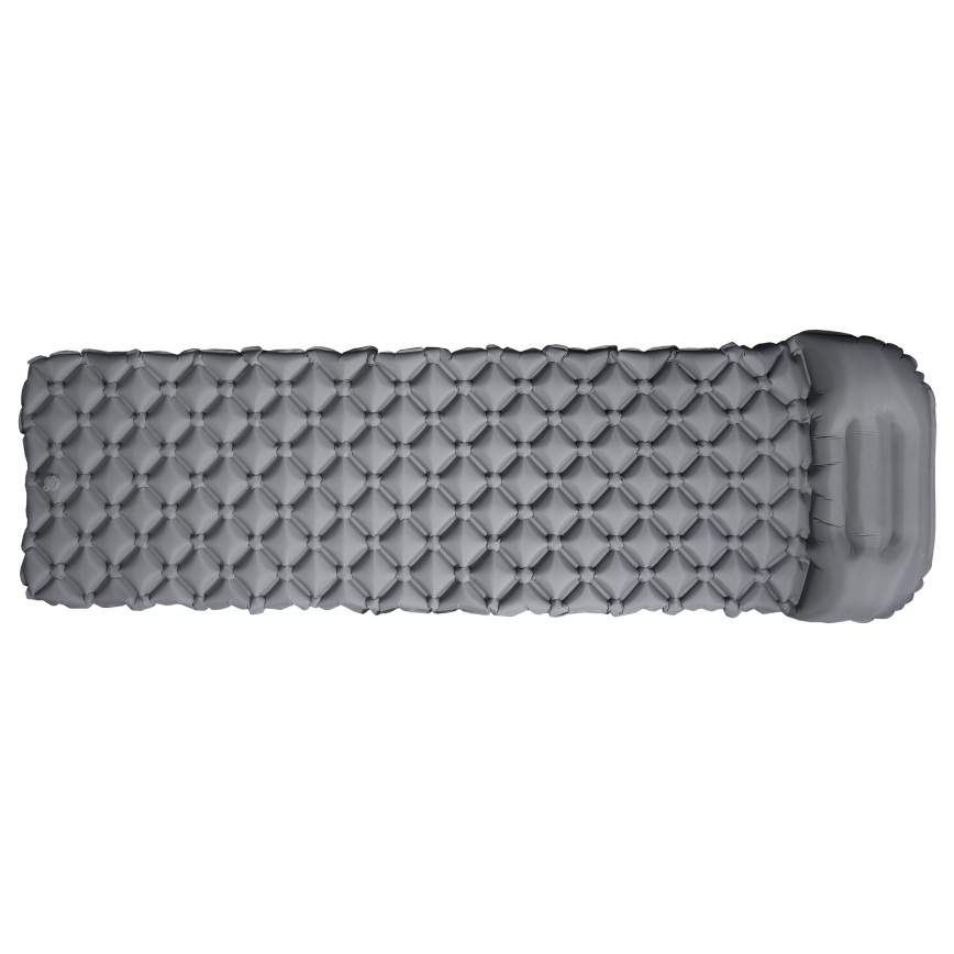 Tapete de campismo insuflável ultra-leve 500 g cinzento