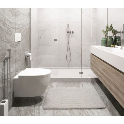 Tapete de casa de banho CARMEN 50x80 cm creme