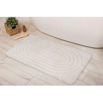 Tapete de casa de banho CARMEN 50x80 cm creme