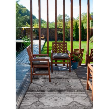 Tapete de exterior CHIARA 120x170 cm cinzento