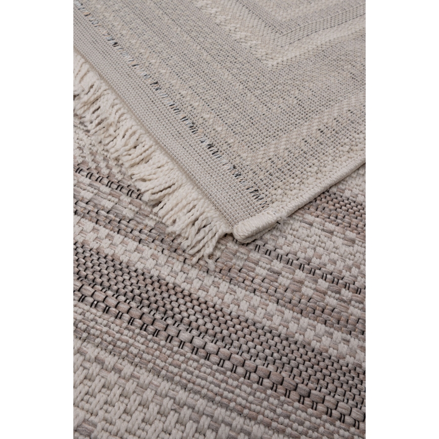Tapete de exterior ORIA 160x220 cm cinzento