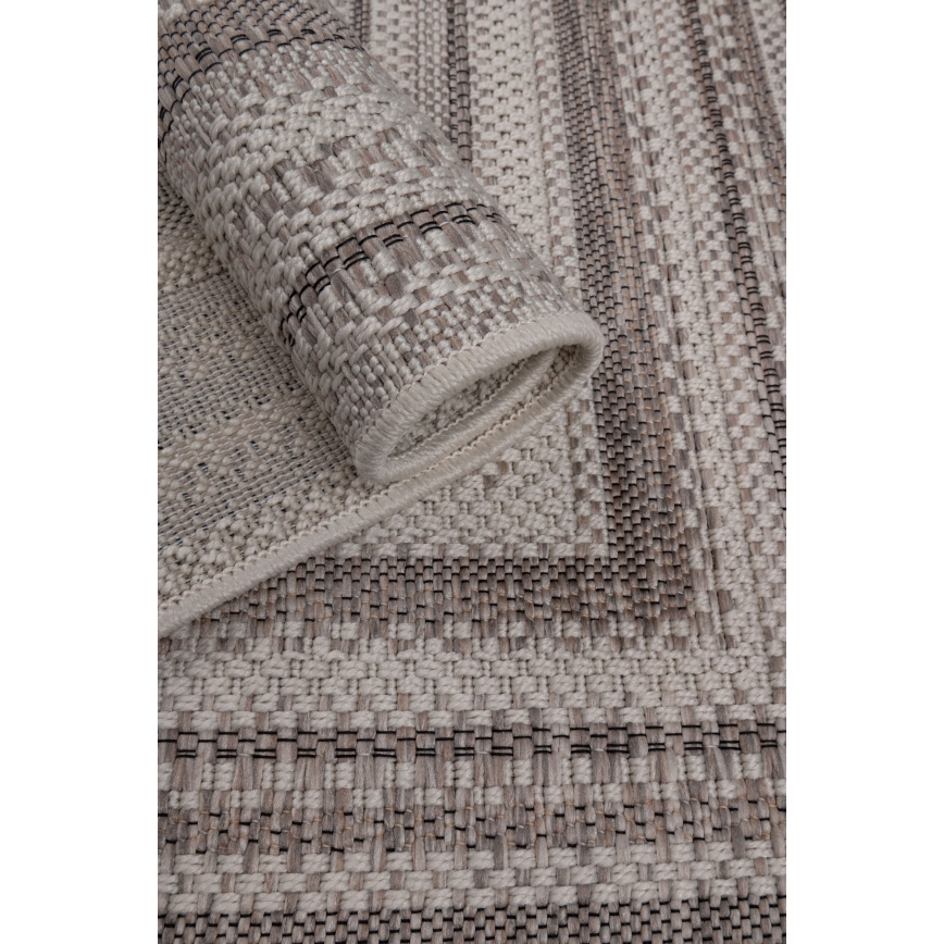 Tapete de exterior ORIA 160x220 cm cinzento