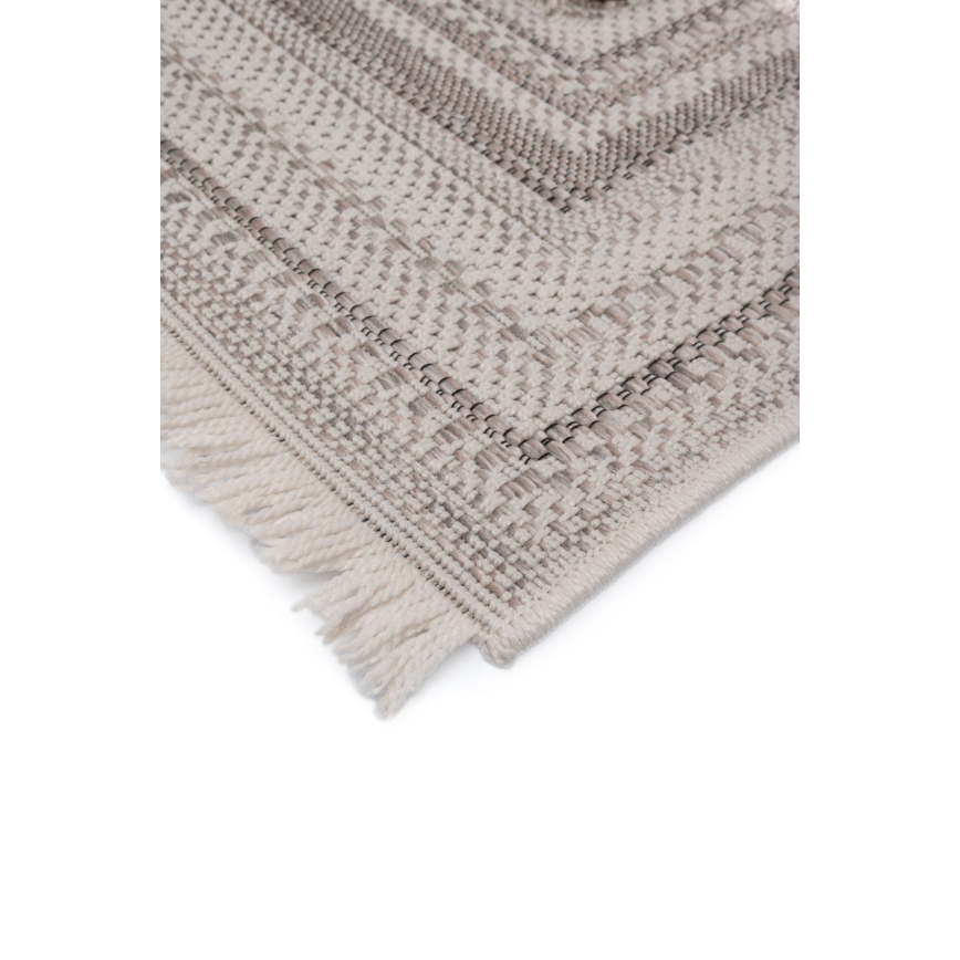 Tapete de exterior ORIA 70x140 cm cinzento