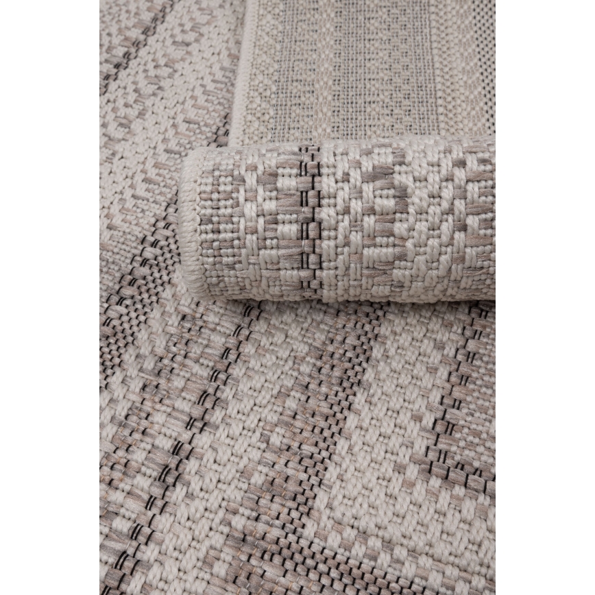 Tapete de exterior ORIA 70x140 cm cinzento