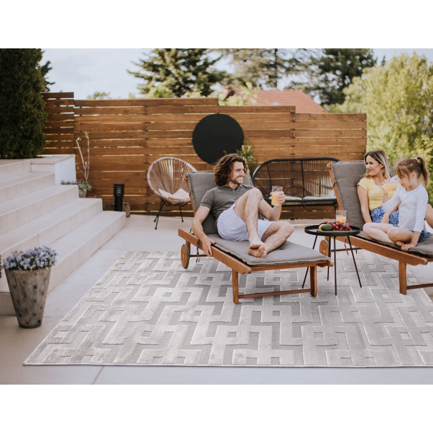 Tapete DORA 160x220 cm cinzento