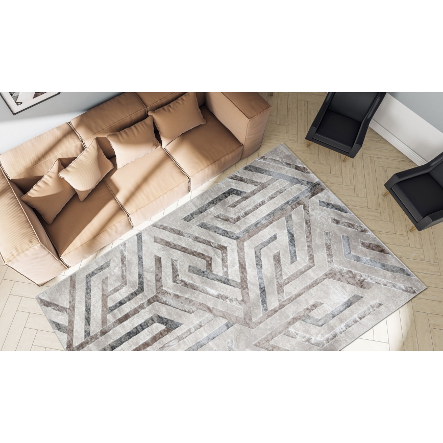 Tapete GRECE 80x150 cm 2150 g/m2 bege/cinzento
