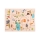 Tapete infantil antiderrapante ARES STREETS 80x150 cm bege/safari