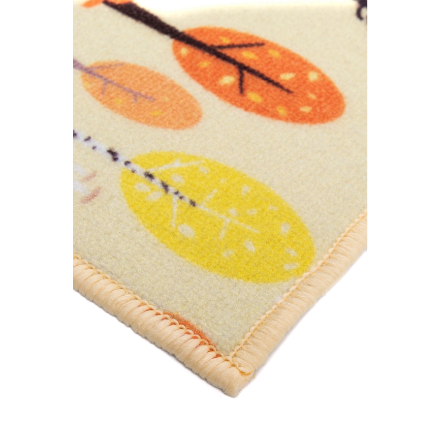Tapete infantil STELLA STREETS 100x150 cm bege/cidade