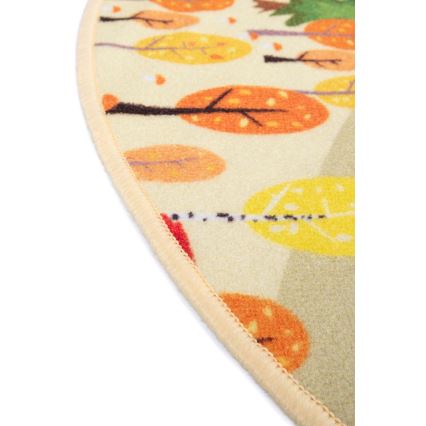 Tapete infantil STELLA STREETS 120 cm bege/cidade