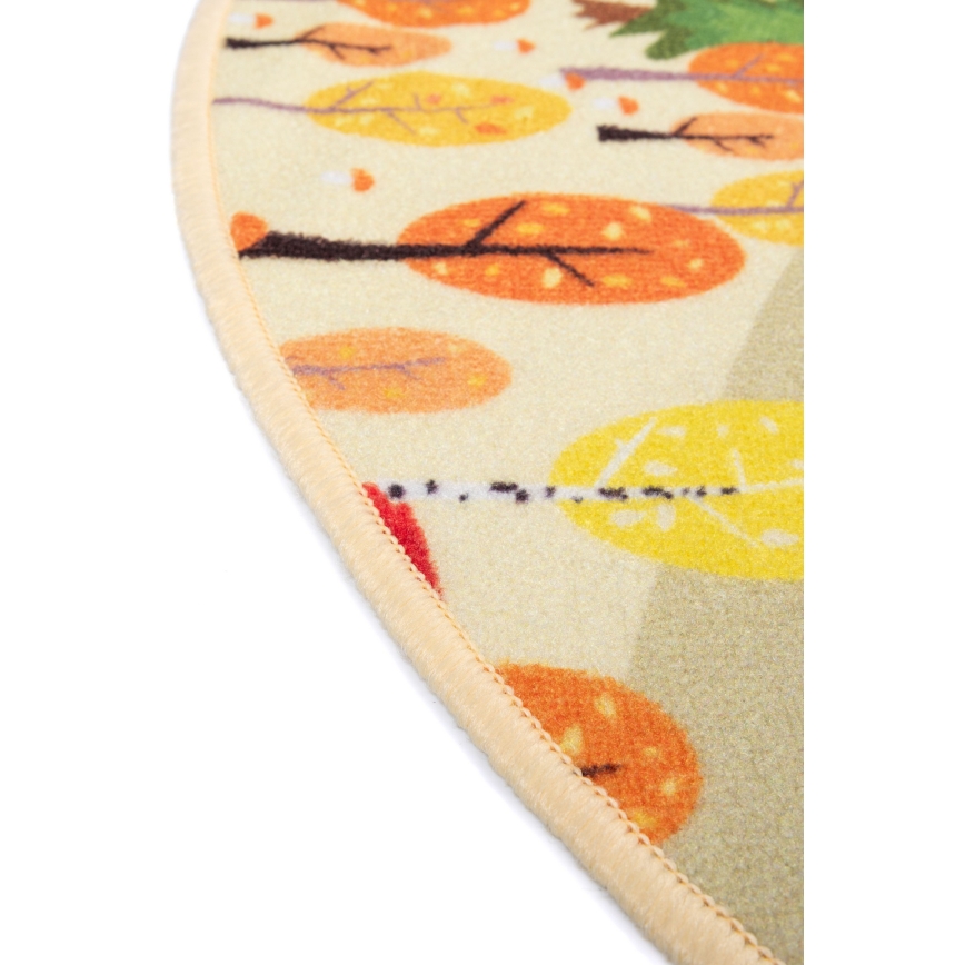 Tapete infantil STELLA STREETS 120 cm bege/cidade