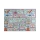 Tapete infantil STELLA STREETS 80x100 cm turquesa/cidade