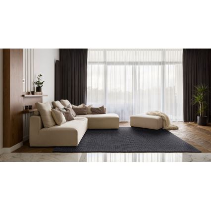 Tapete natural FIR WOOL 120x170 cm 2600 g/m2 antracite