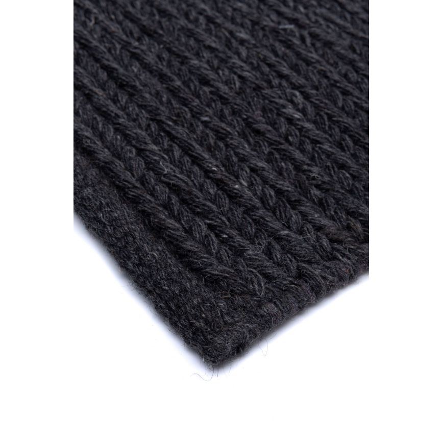 Tapete natural FIR WOOL 120x170 cm 2600 g/m2 antracite