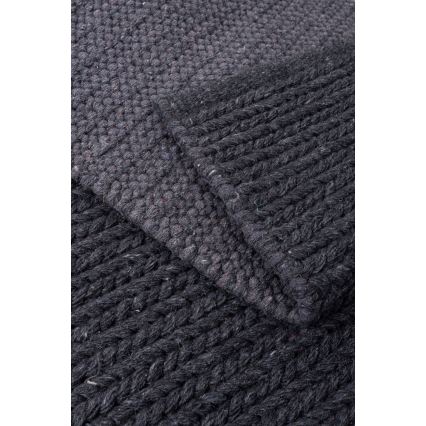 Tapete natural FIR WOOL 120x170 cm 2600 g/m2 antracite