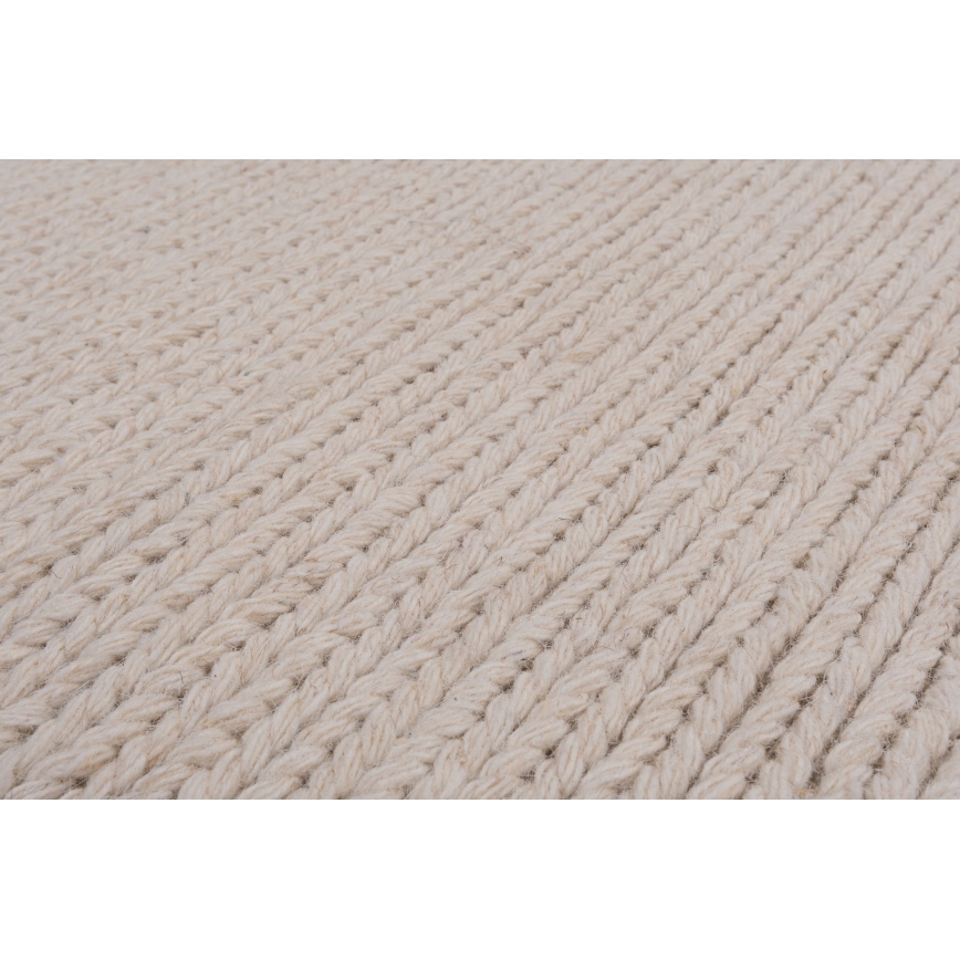 Tapete natural FIR WOOL 120x170 cm 2600 g/m2 creme