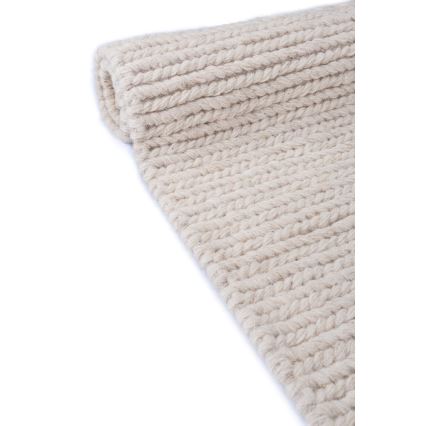 Tapete natural FIR WOOL 120x170 cm 2600 g/m2 creme