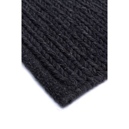 Tapete natural FIR WOOL 160x230 cm 2600 g/m2 antracite