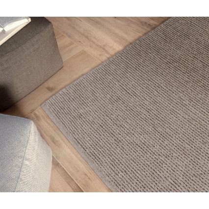 Tapete natural FIR WOOL 160x230 cm 2600 g/m2 bege