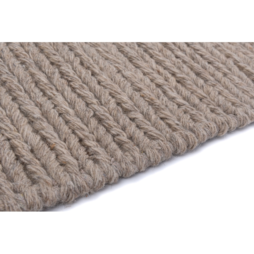 Tapete natural FIR WOOL 160x230 cm 2600 g/m2 bege