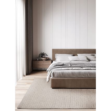 Tapete natural FIR WOOL 160x230 cm 2600 g/m2 creme